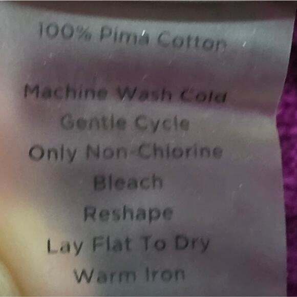 Talbots 100% Pima Cotton Purple‎ V-Neck Cable Knit Sweater Plus Size 3X New - Picture 5 of 6